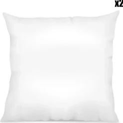 2 Oreillers fabrication française blancs