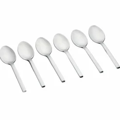 6 Petites cuillères Emund inox mat