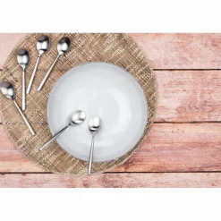 6 Petites cuillères Nils inox mat