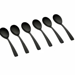 6 Petites cuillères Oglu noires