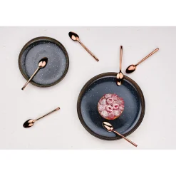 6 Petites cuillères Olaf cuivrées