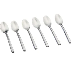 6 Petites cuillères Olaf inox mat