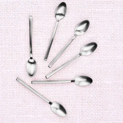 6 Petites cuillères Olaf inox mat
