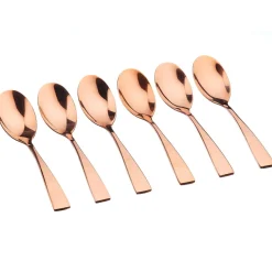 6 Petites cuillères Sven cuivrées