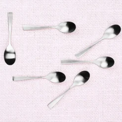 6 Petites cuillères Sven inox mat