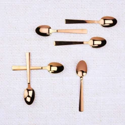 6 Petites cuillères Telmo cuivrées