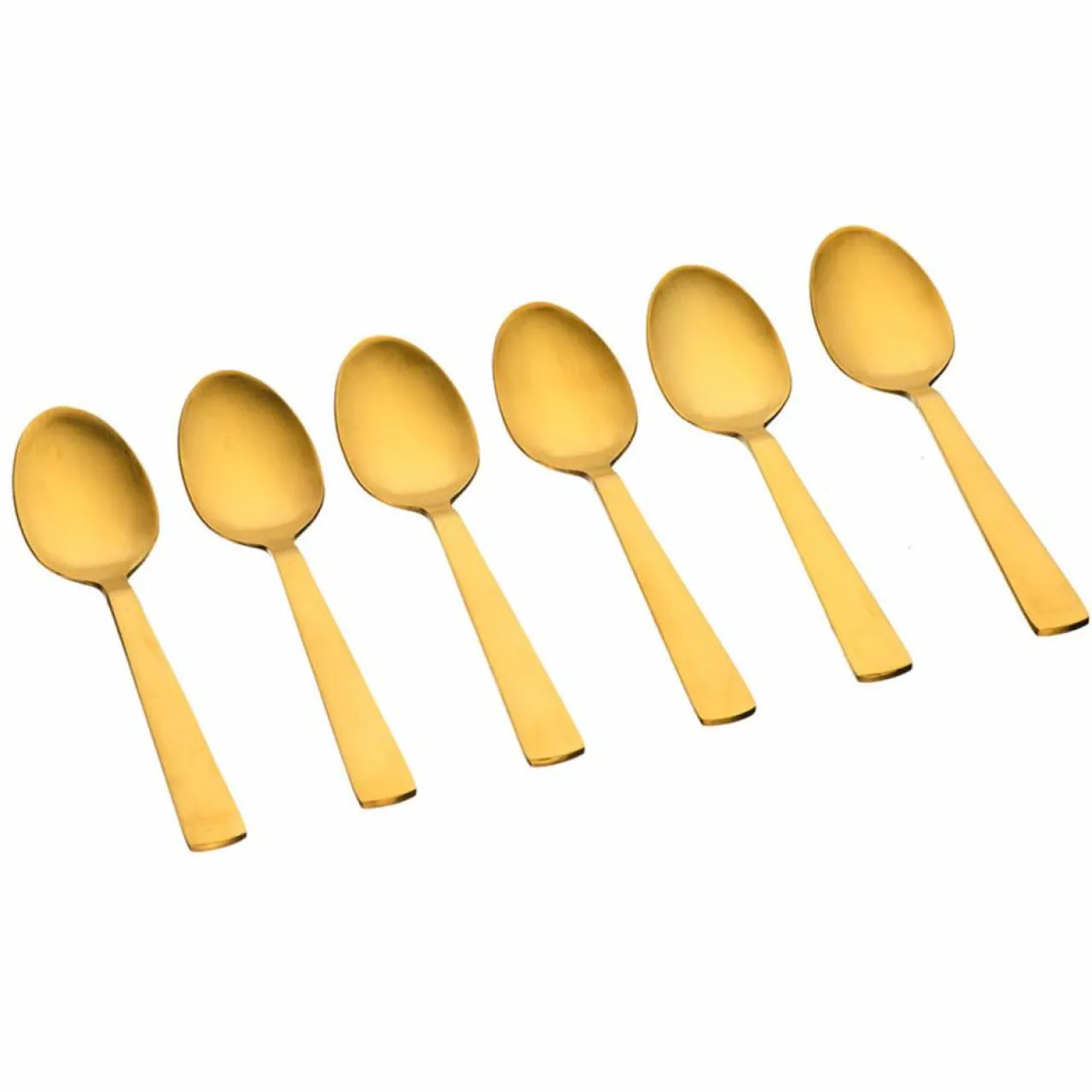 6 Petites cuillères Telmo dorées