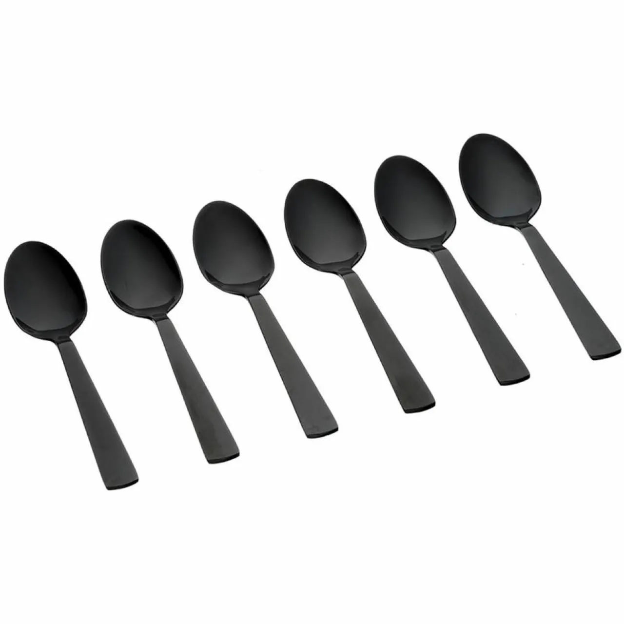 6 Petites cuillères Telmo noires