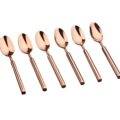6 Petites cuillères Viggo cuivrées