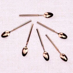 6 Petites cuillères Viggo cuivrées