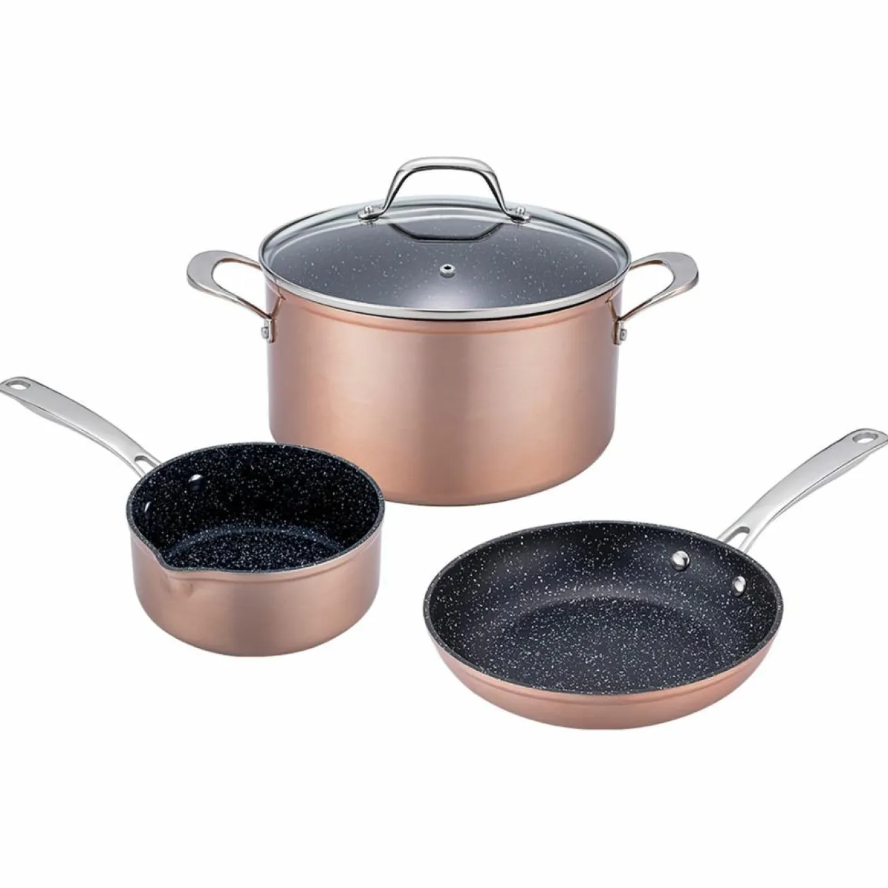 4 Pièces en Céramique Cuivré Élégance Greblon cuivre