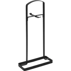 6 Planches à découper avec socle marron/noir - 16x30x5 cm