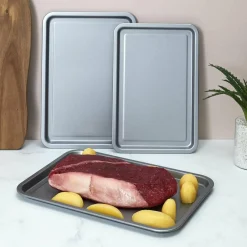 3 Plaques de cuisson grises - 35x15x25 cm