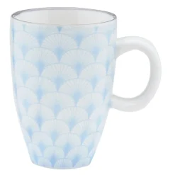 6 Tasses à café Pattern Pastel rose pastel/bleu pastel/vert pastel - 9 cl