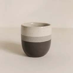 6 Tasses ExpressoRiga 11Cl Marron En Grès