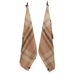 2 Torchons en Lin & Coton Aalborg cimarron - 48x70 cm