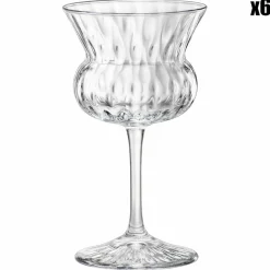 6 Verres à Cocktail Nick&Nora Bloom transparents - 15.5cl