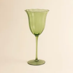 4 Verres À PiedEden 48.5Cl En VerreVert