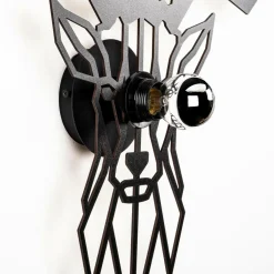 Applique murale 605 noire - 55x12x55 cm