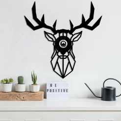 Applique murale 605 noire - 55x12x55 cm