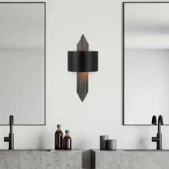 Applique murale 620 noire - 75x10x22 cm