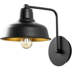 Applique murale Berceste noire - 19x27x24 cm