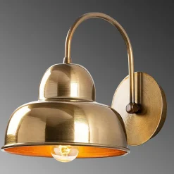 Applique murale Berceste dorée - 20x27x24 cm