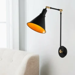 Applique murale Berceste noire - D.20x56 cm