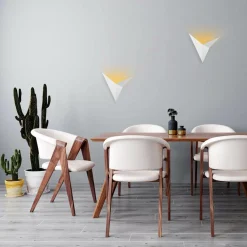 Applique Murale Bird 3202 blanche - H.34x34x5 cm