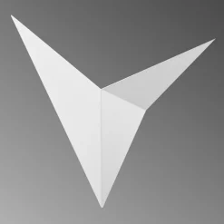 Applique Murale Bird 3202 blanche - H.34x34x5 cm