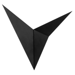 Applique Murale Bird 3201 noire - H.34x34x5 cm