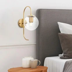 Applique murale Jewel dorée - 27x36 cm