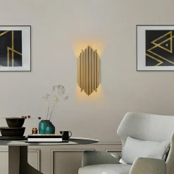 Applique murale Kara dorée - 18x40 cm