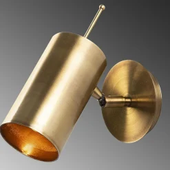 Applique Murale Kem dorée - 9x22x23 cm