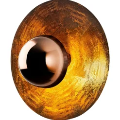 Applique murale Kurt bronze - D.38x31 cm