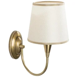 Applique murale Pardo doré/blanc - 16x28x31 cm