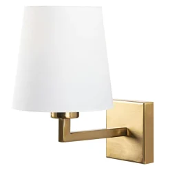 Applique murale Profil doré/blanc - 18x24x30 cm