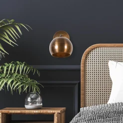 Applique murale Sivani dorée - 15x28x21 cm