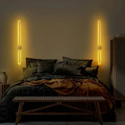 Applique murale Sword dorée - 91x10x7 cm