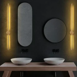 Applique murale Sword dorée - 91x10x7 cm