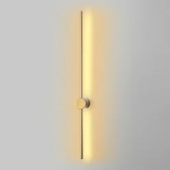 Applique murale Sword dorée - 91x10x7 cm