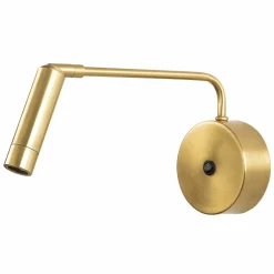 Applique murale Ugur jaune/noir - 10x27x15 cm