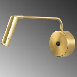 Applique murale Ugur jaune/noir - 10x27x15 cm