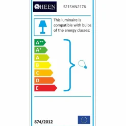 Applique murale Vaveyla dorée - 12x17x13 cm