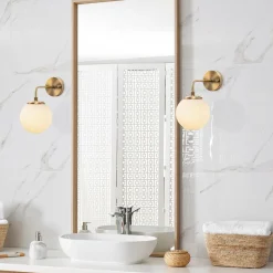 Applique murale Viran dorée vintage - 15x27x25 cm