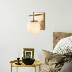 Applique murale Zahar dorée - 15x20x15 cm