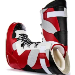 Après-ski blanc/rouge/noir