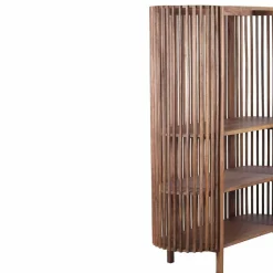 Armoire ajourée manguier boston naturel - 127x50x178 cm