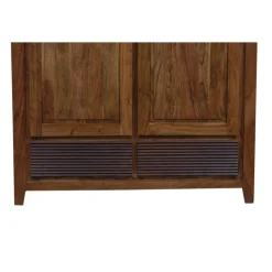 Armoire Lisboa ii Marron - 120x58x200 cm