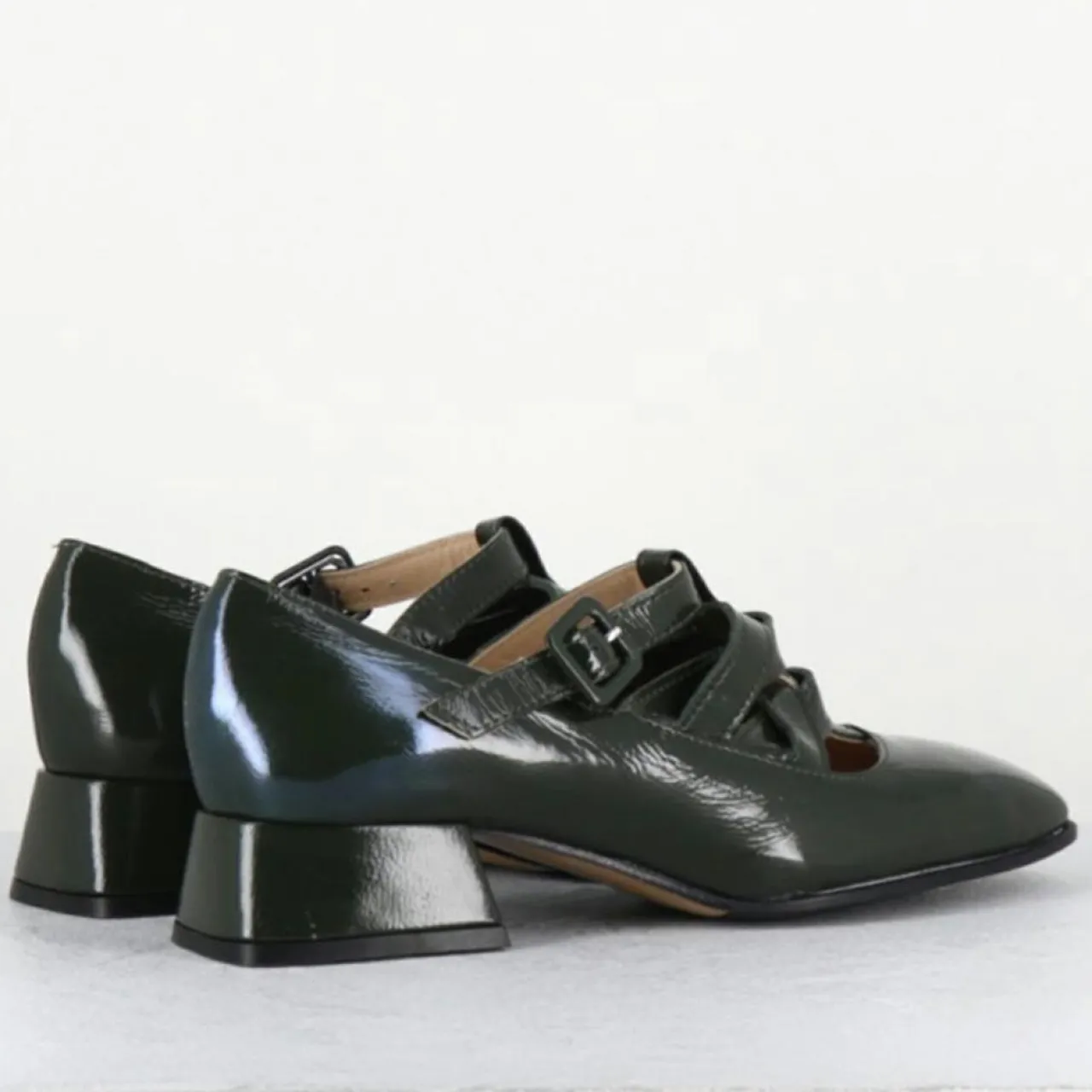 Babies en Cuir 5516 lux vertes